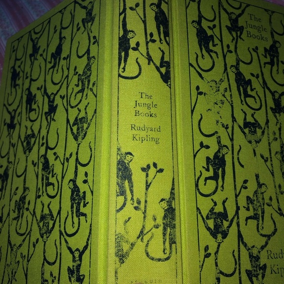 The Jungle Books by Rudyard Kipling - Green Hardcover - Picture 2 of 8